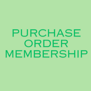 Membership Order via Purchase Order